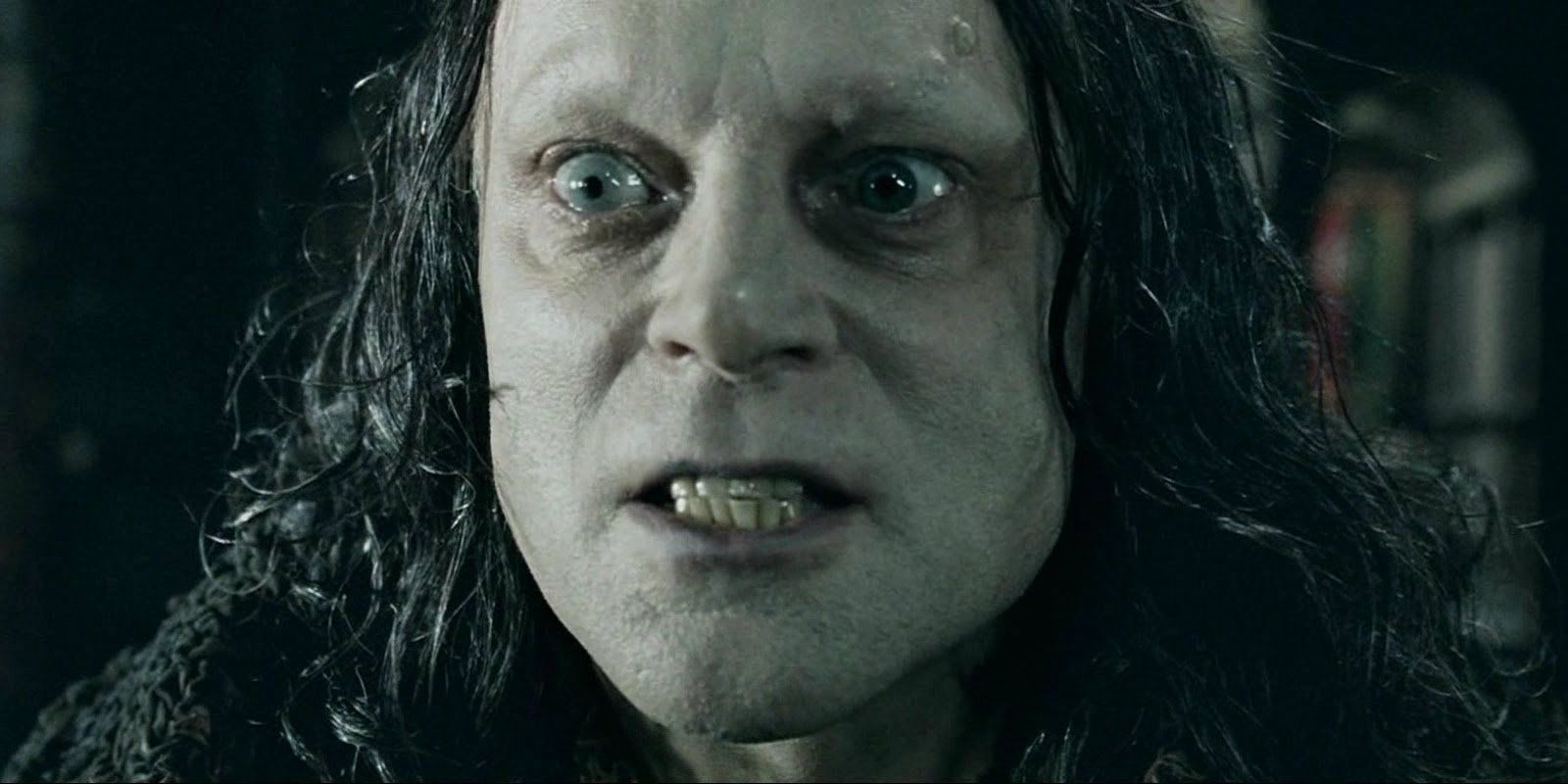 Wormtongue scowling in The Lord of the Rings