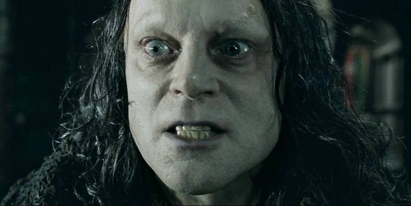 Wormtongue scowling in The Lord of the Rings.