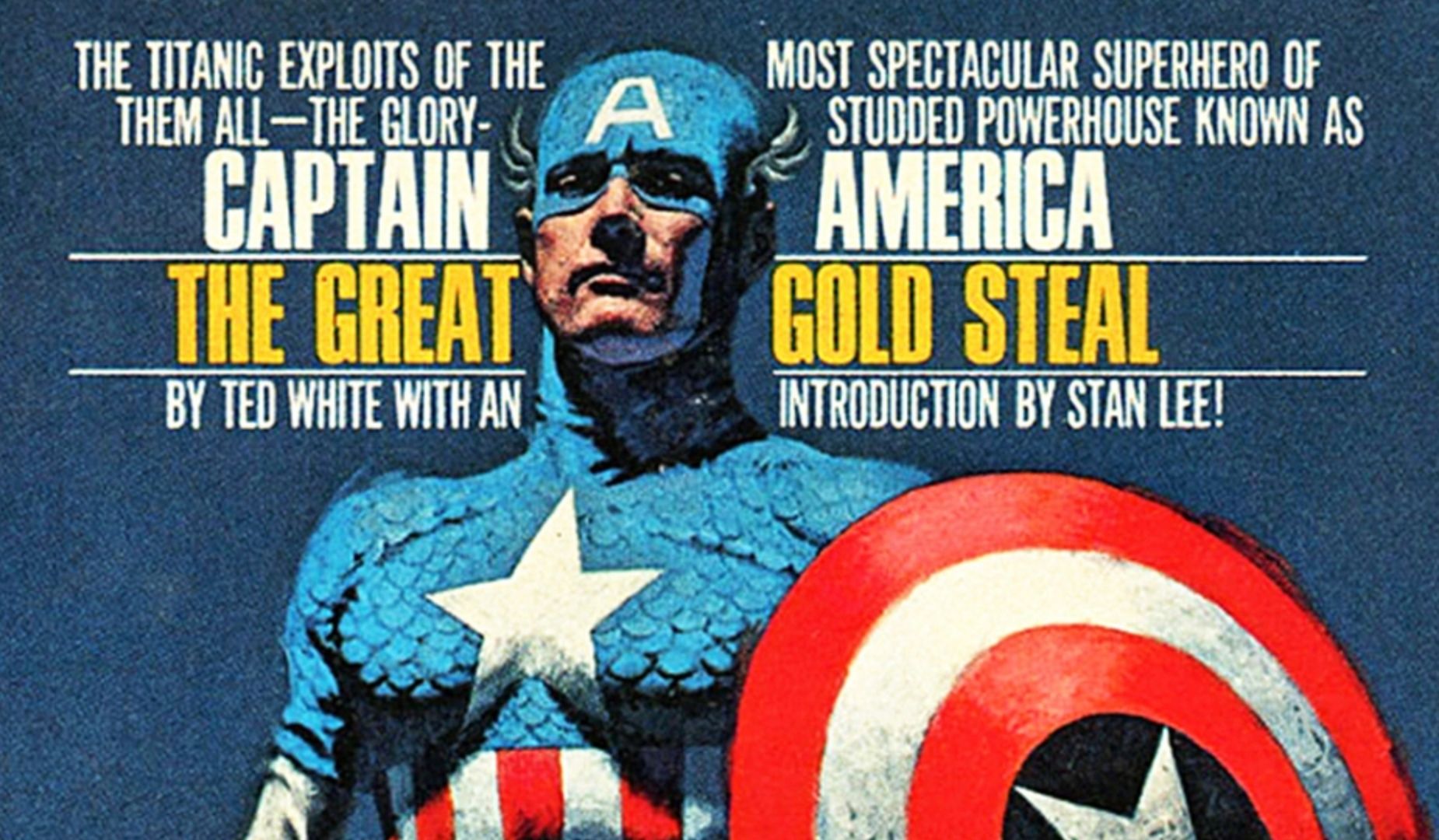 Captain America The Great Gold Steal novel cover