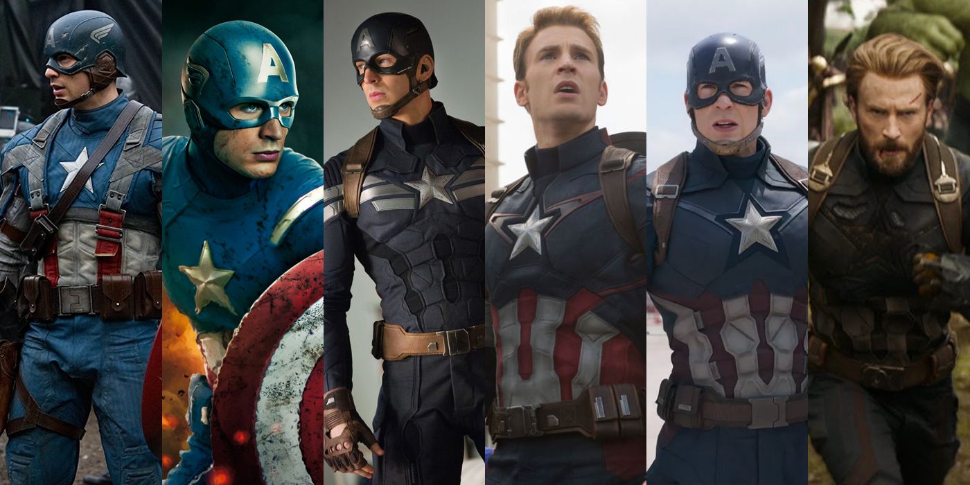 Captain America over the years