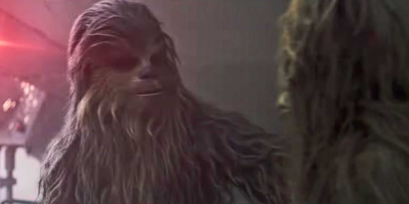 Chewbacca and his Wife in Solo A Star Wars Story