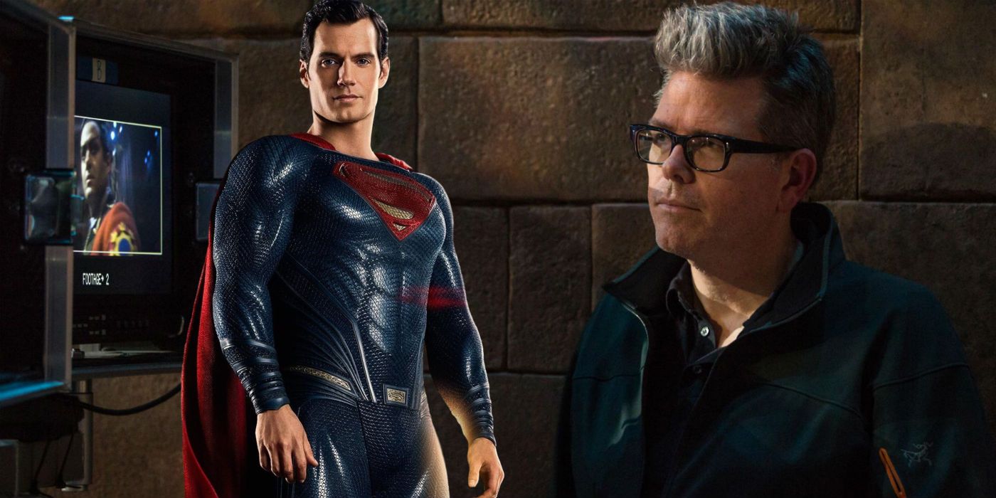 Blended image of Christopher McQuarrie and Superman