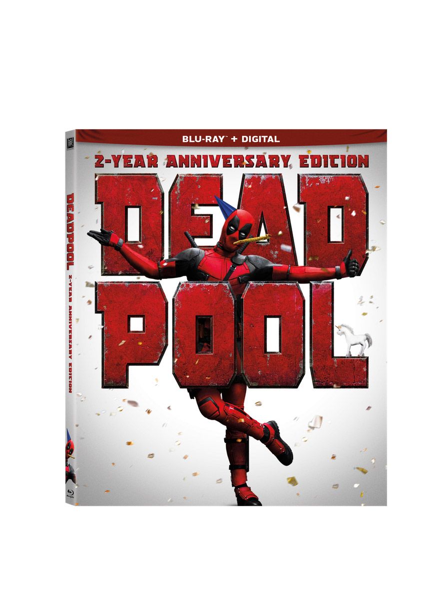 Deadpool Is Celebrating His Blu-ray's Two-Year Anniversary