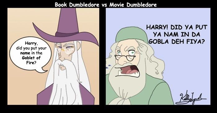 Deranged Dumbledore Meme