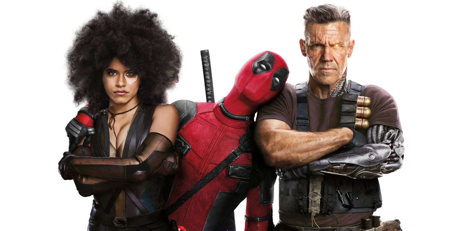 Domino Deadpool and Cable from Deadpool 2