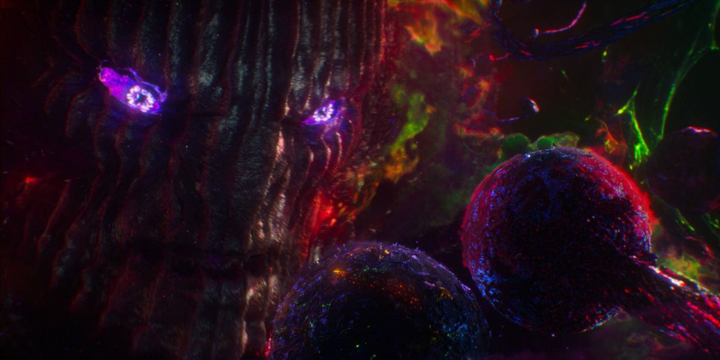 Dormammu's face as seen in Doctor Strange