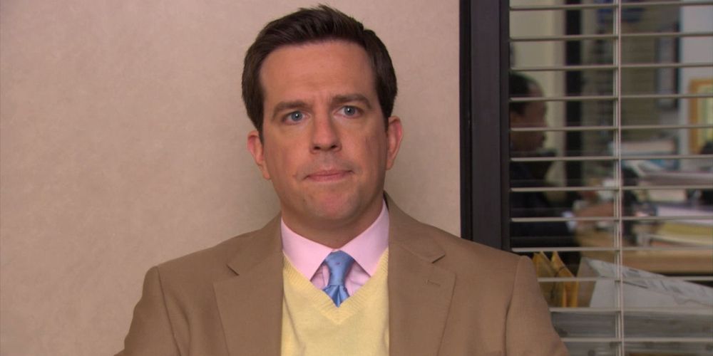 Ed Helms nel ruolo di Andy Bernard in The Office