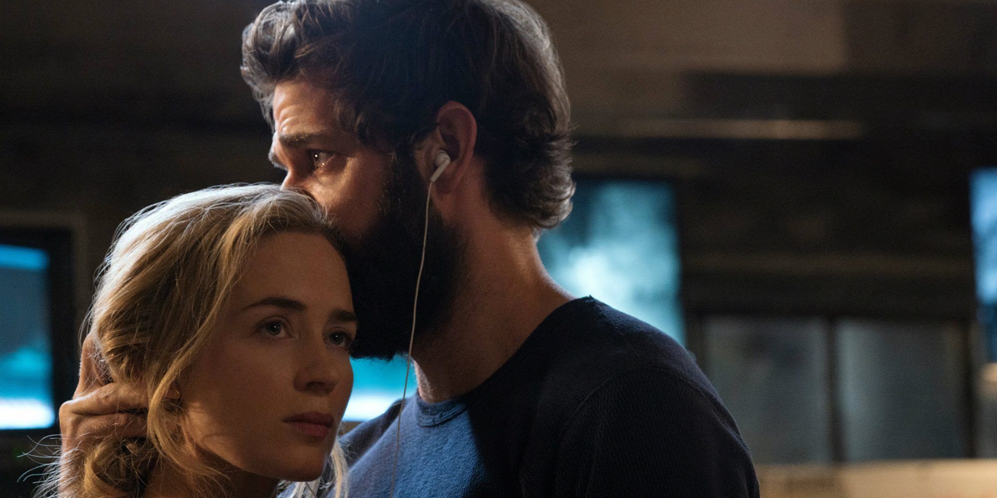 Emily Blunt and John Krasinski in A Quiet Place