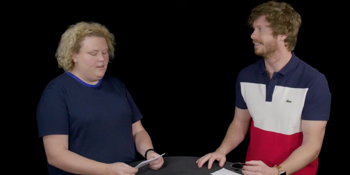Fortune Feimster and Anders Holm Bad Joke Telling