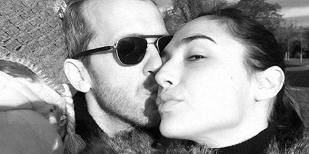 Gal Gadot and husband Yaron Versano cheek kiss Instagram