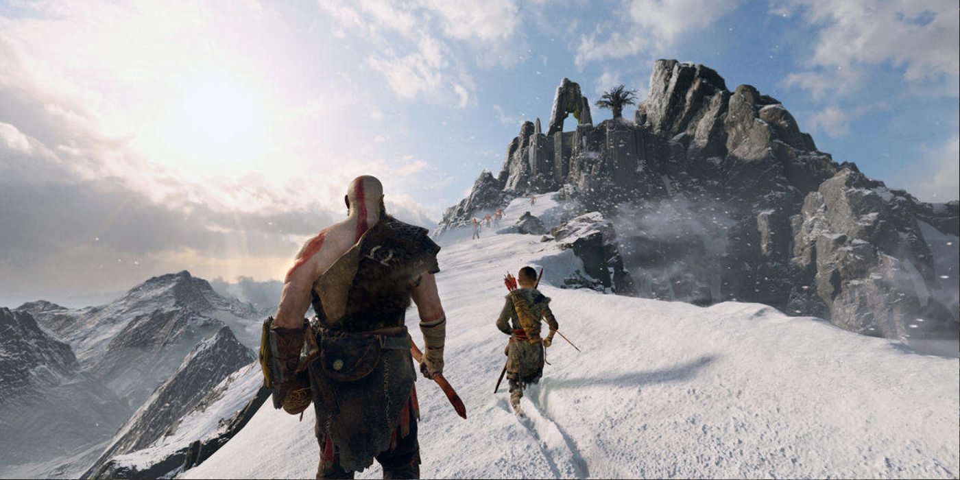 God of War Atreus and Kratos