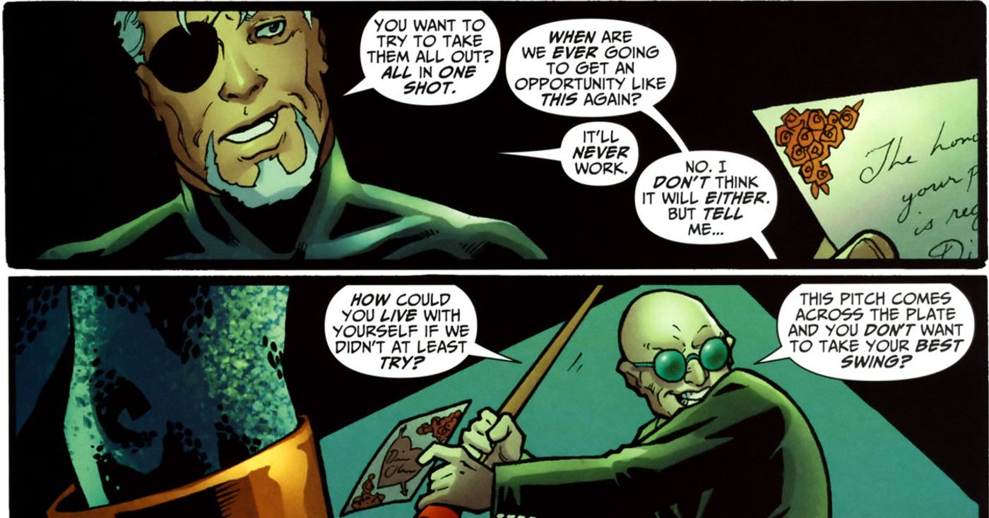 Green Arrow Black Canary Wedding Deathstroke Doctor Sivana