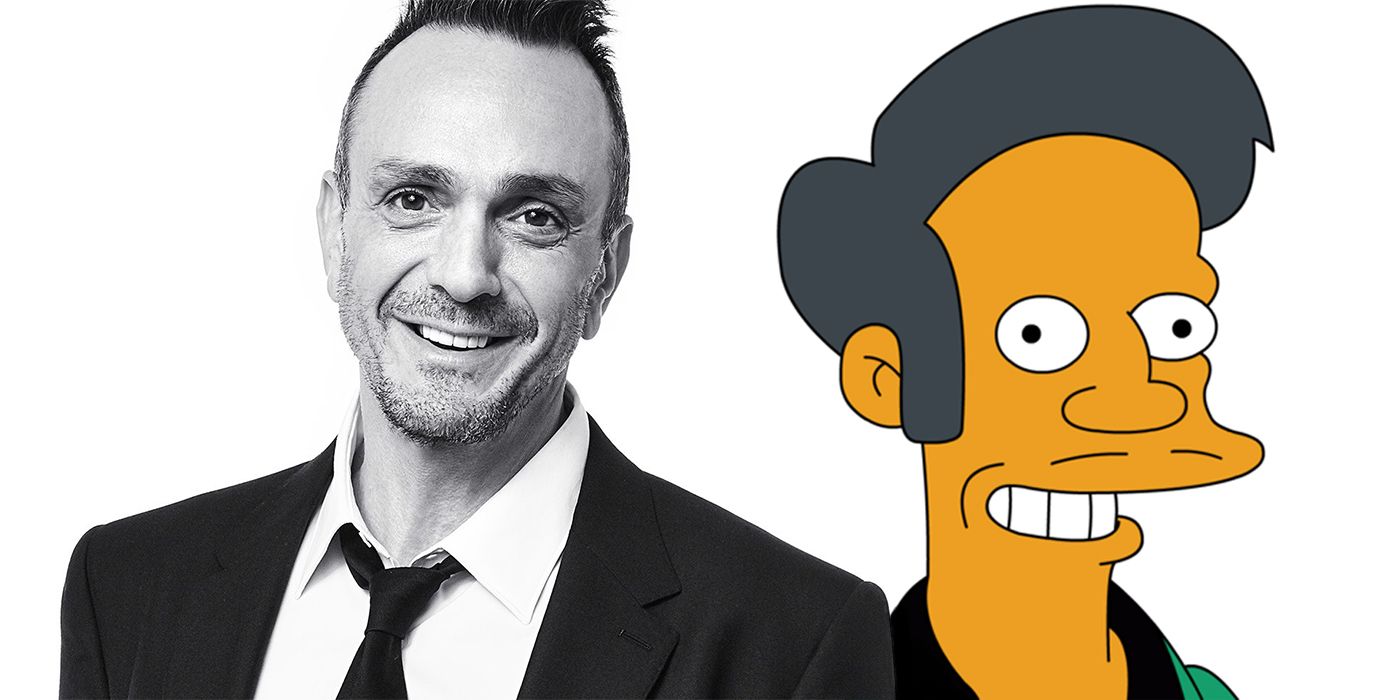 Hank Azaria and Apu from The Simpsons