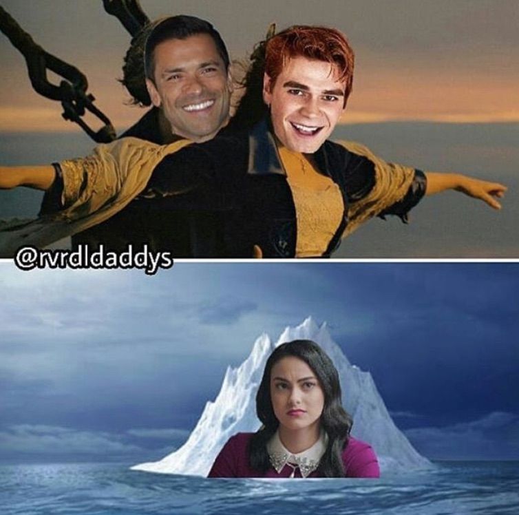 Hiram Veronica and Archie Riverdale