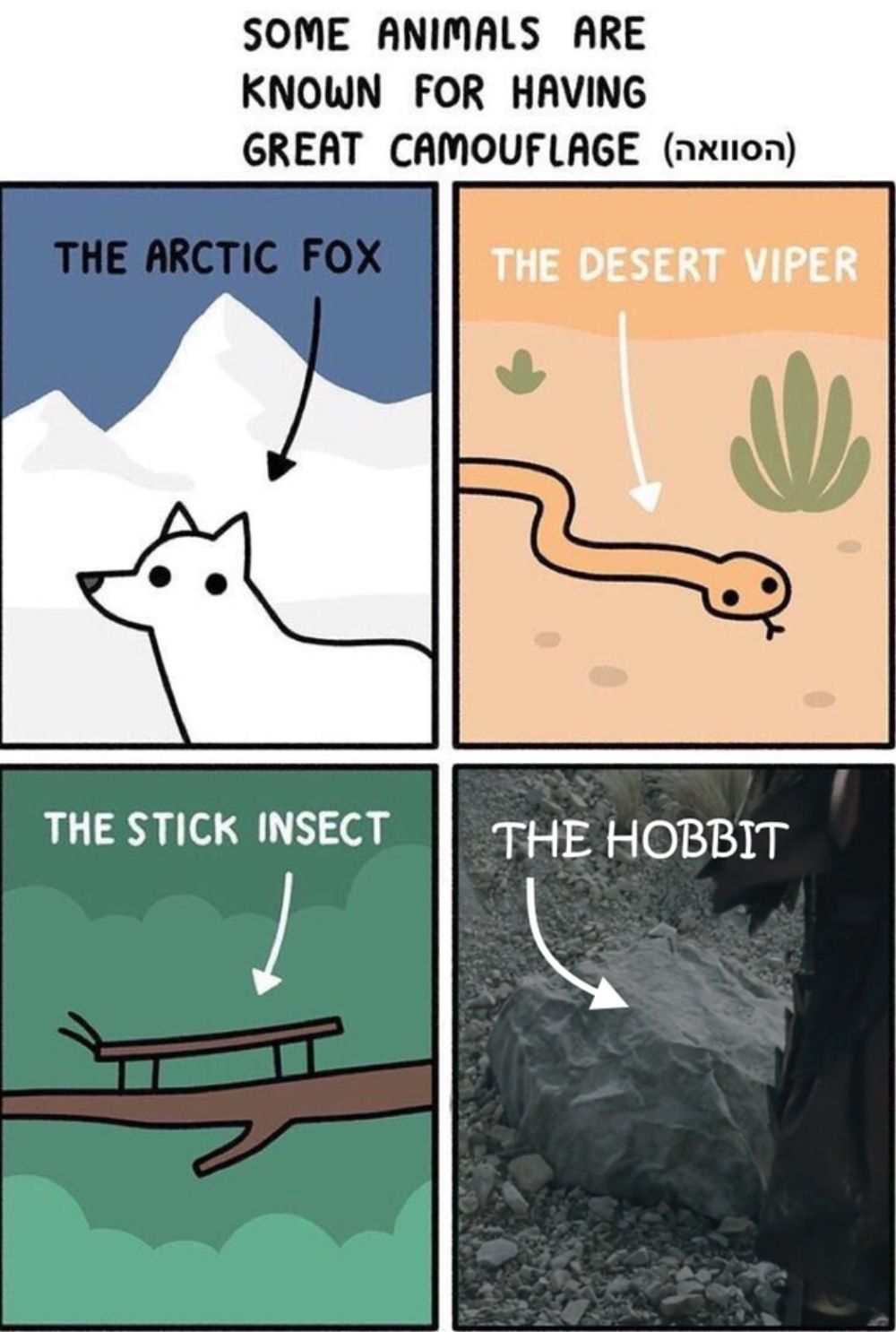 Hobbit Camoflage LOTR Meme