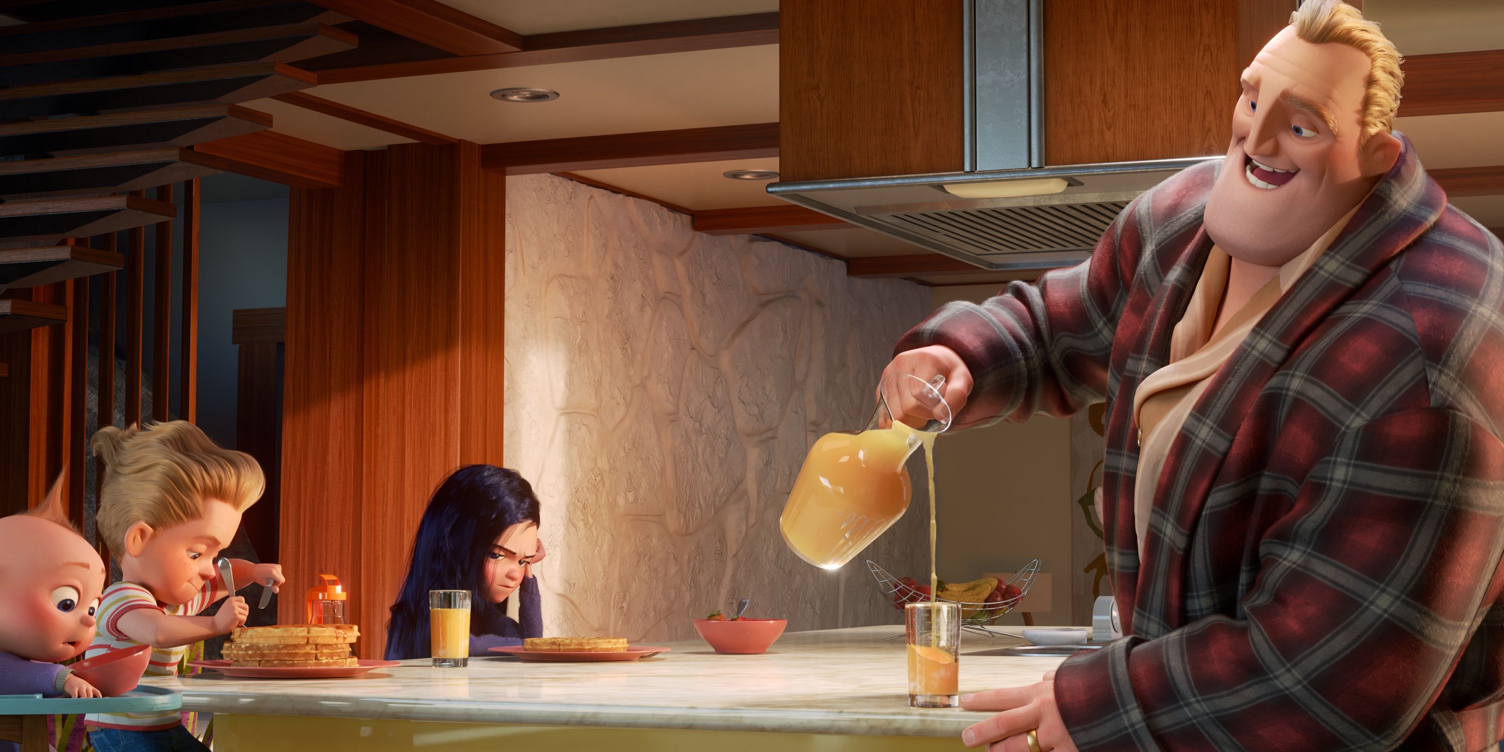 Incredibles 2 Parr family breakfast