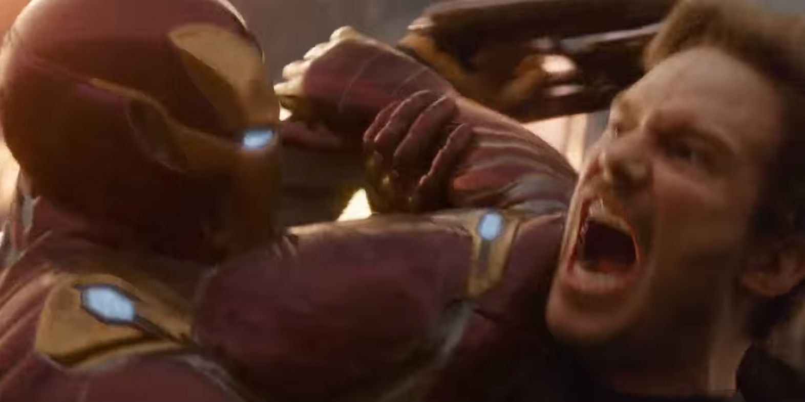 Iron Man vs Star Lord in Avengers Infnity War