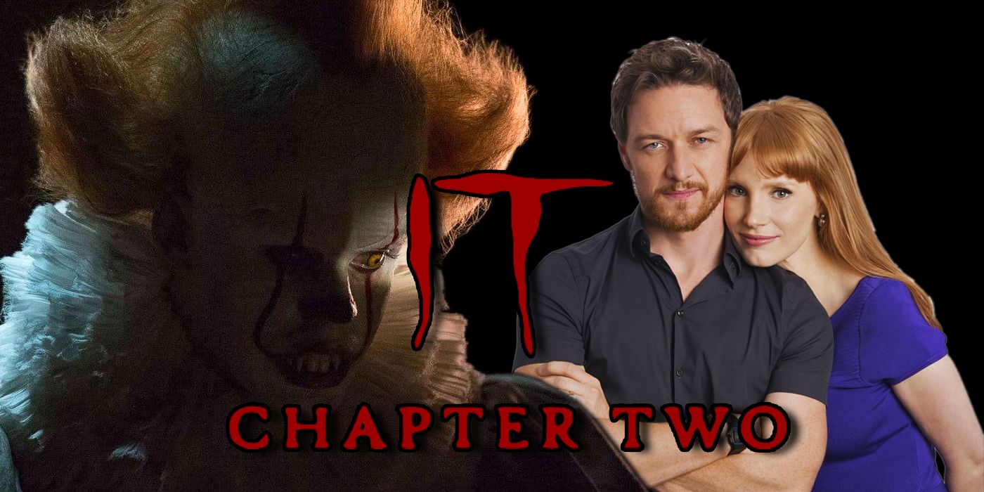 It Chapter 2 Pennywise with James McAvoy and Jessica Chastain