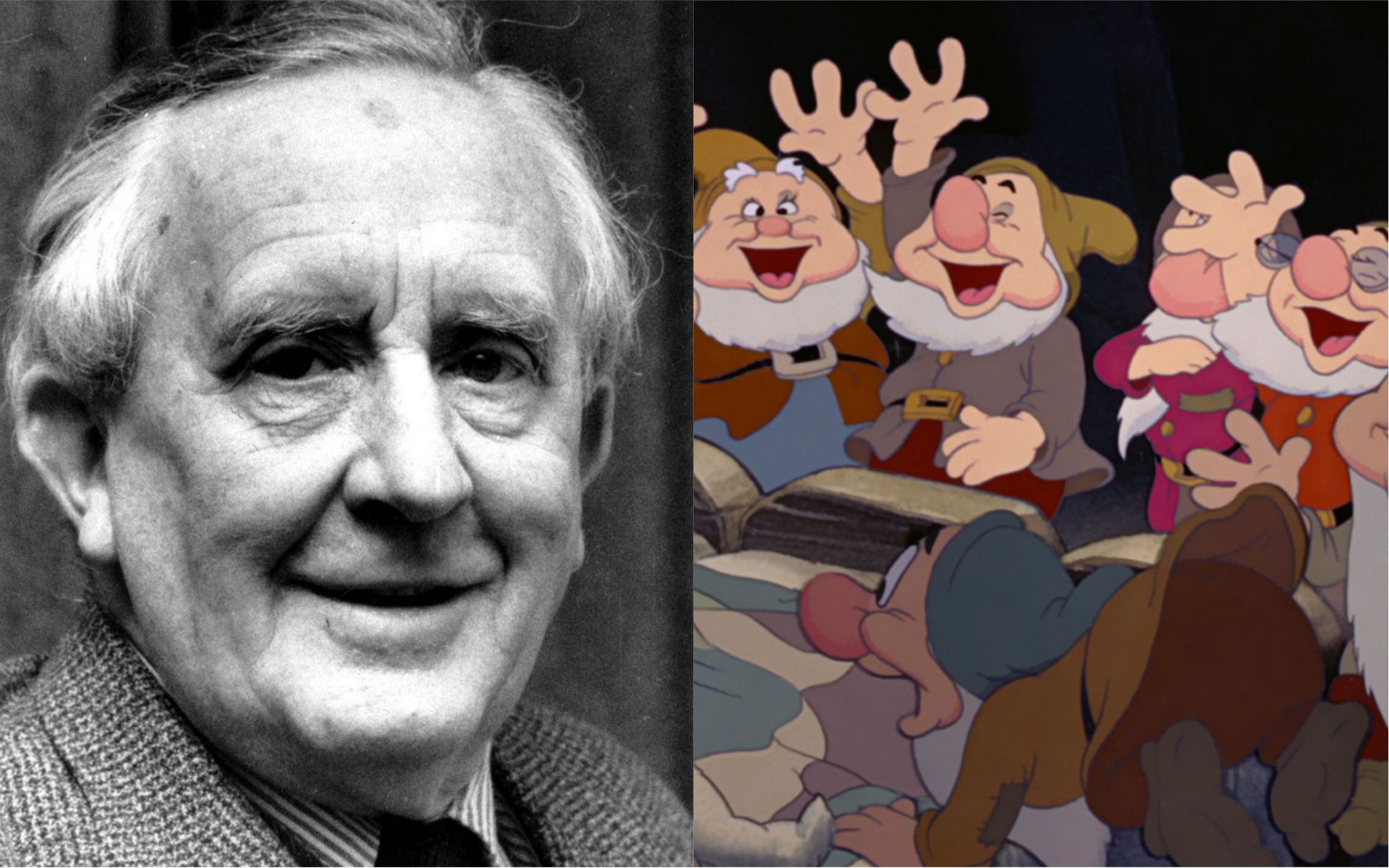 JRR Tolkien and the Seven Dwarfs