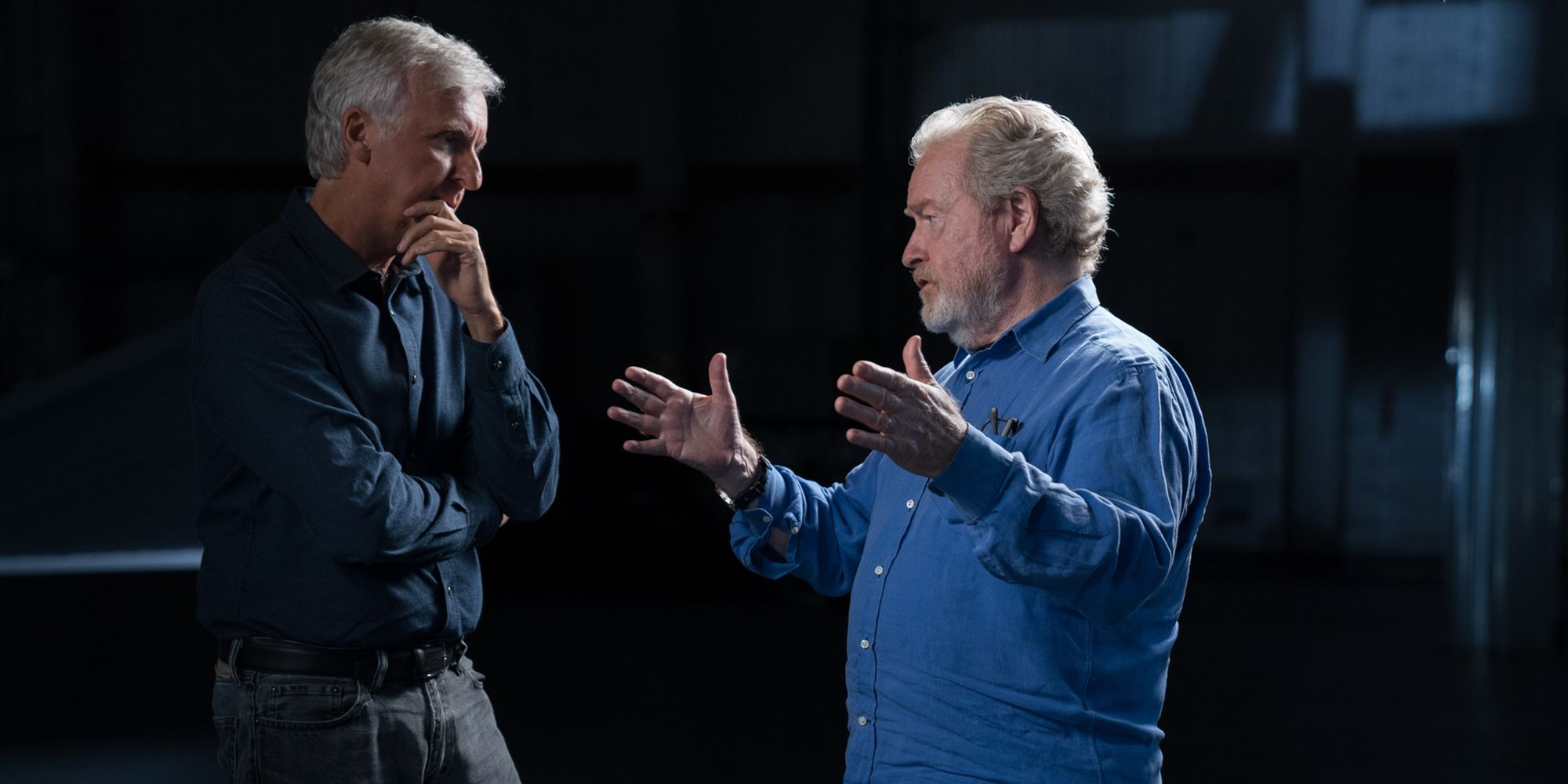 James Cameron and Ridley Scott in James Cameron&rsquo;s Story of Science Fiction