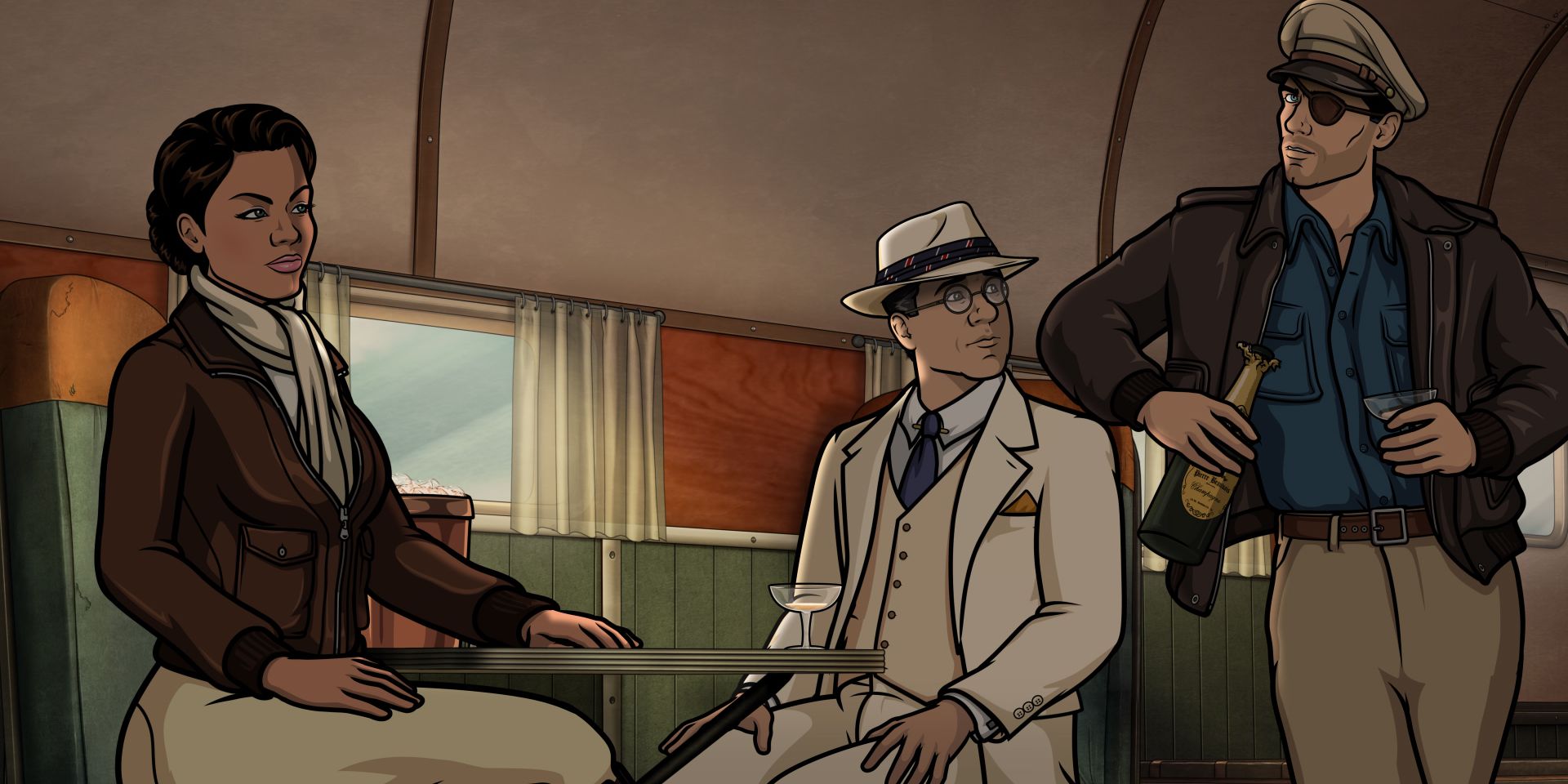 Lana, Cyril and Archer in Danger Island