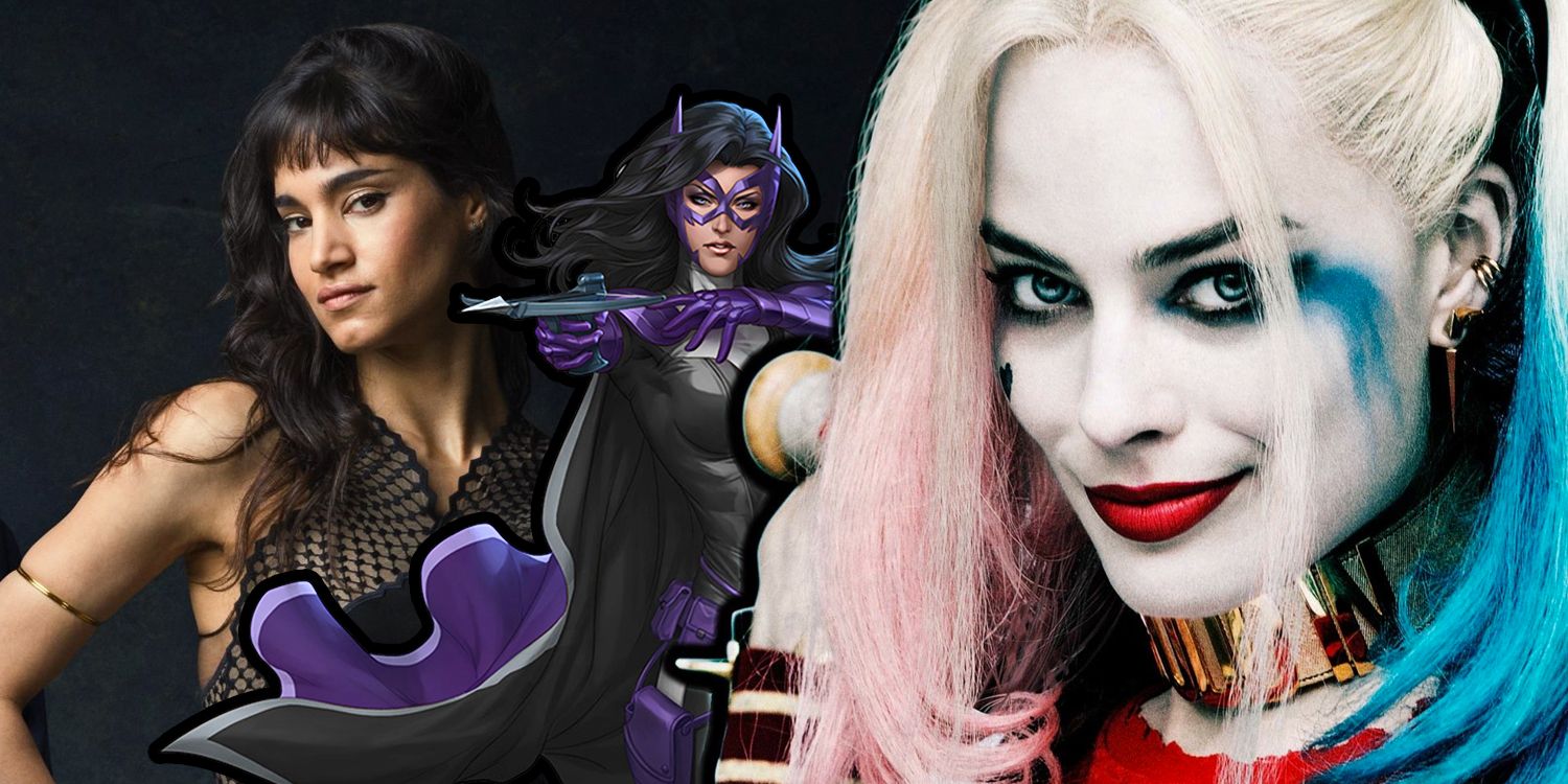 Margot Robbie as Harley Quinn with Sofia Boutella as Huntress in Birds of Prey