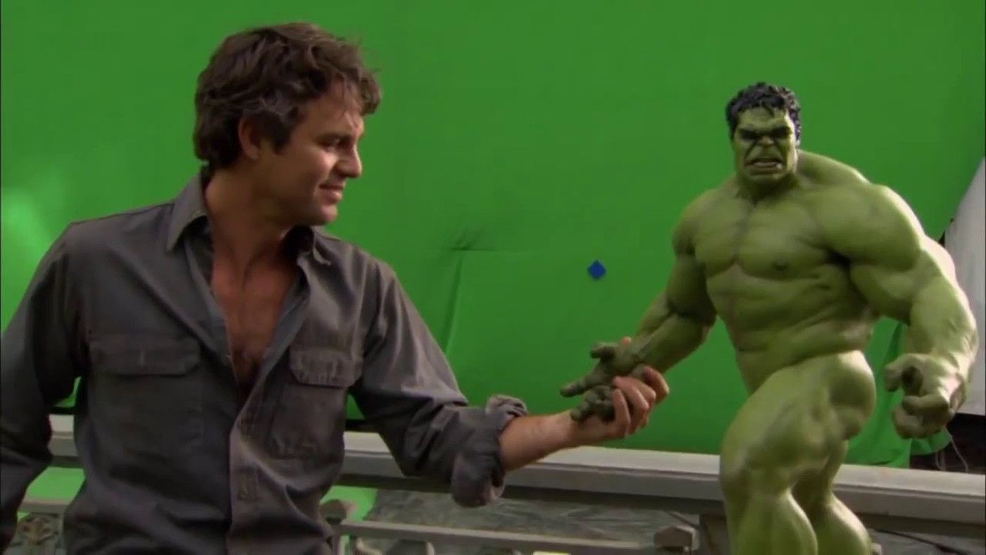 Mark Ruffalo With Pantsless Hulk