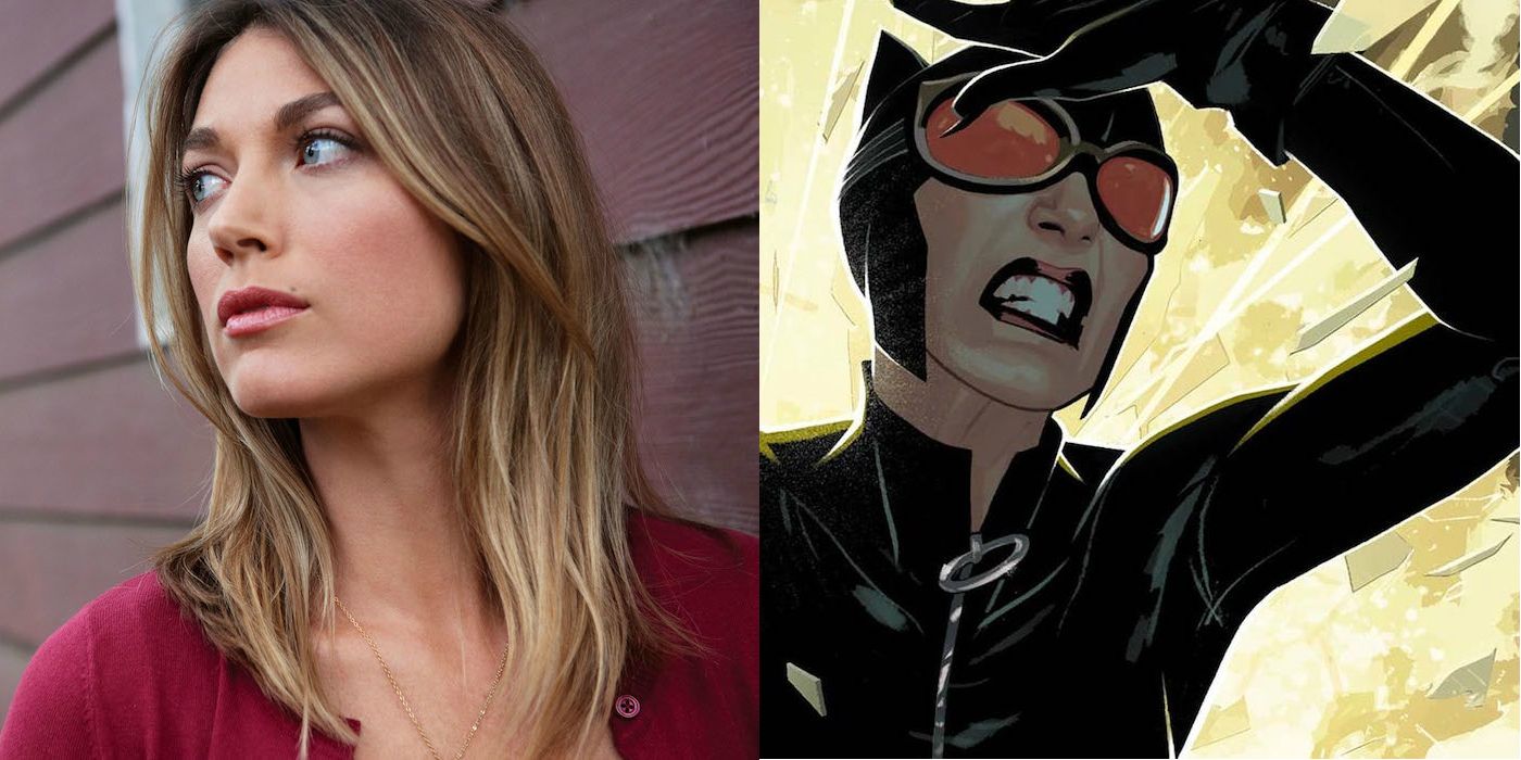Natalie Zea and Catwoman