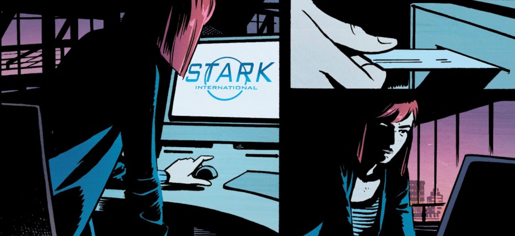 Natasha Romanoff Hacks Stark Industries In Black Widow Vol 6 Issue 6