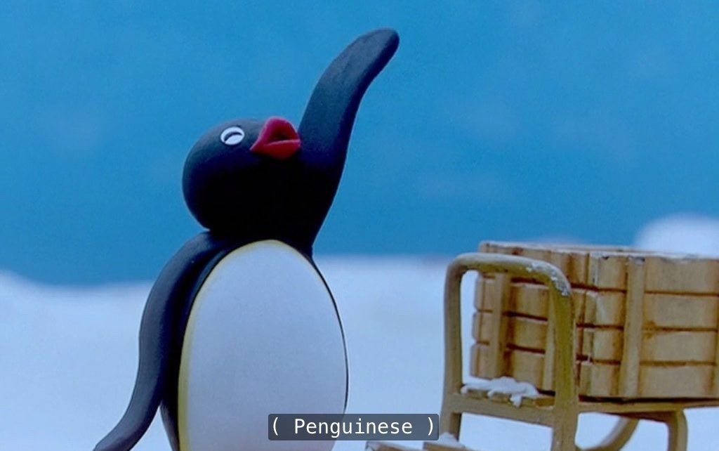 Pingu Speaking Penguinese