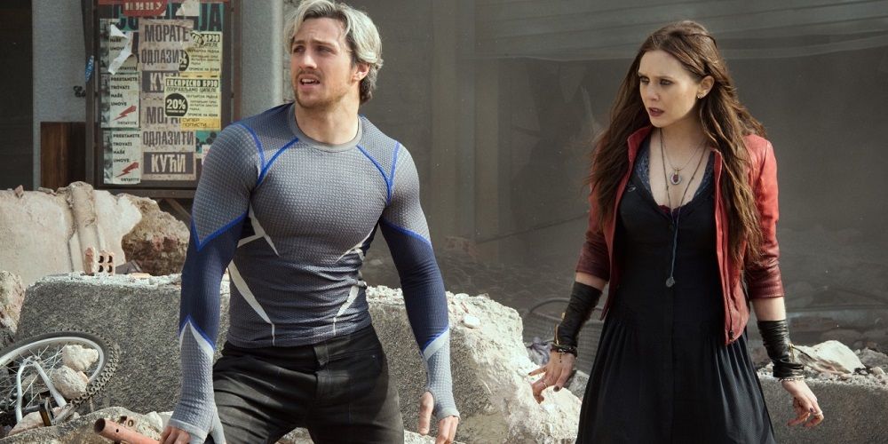 Quicksilver and Scarlet Witch in Avengers Age of Ultron