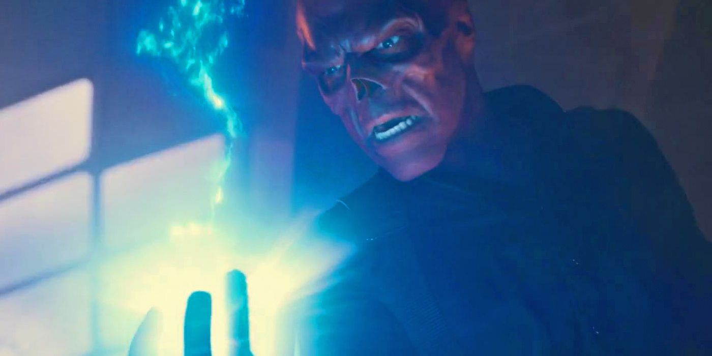 Red Skull with the Tesseract
