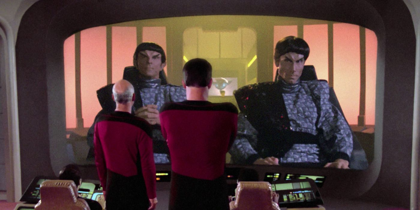 The Romulans in the Star Trek: The Next Generation episode &quot;The Neutral Zone&quot;
