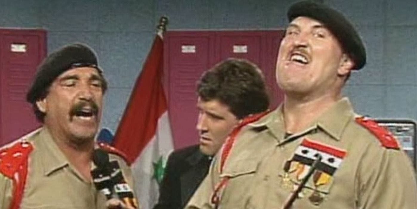 Sergeant Slaughter is an Iraqi sympathiser.