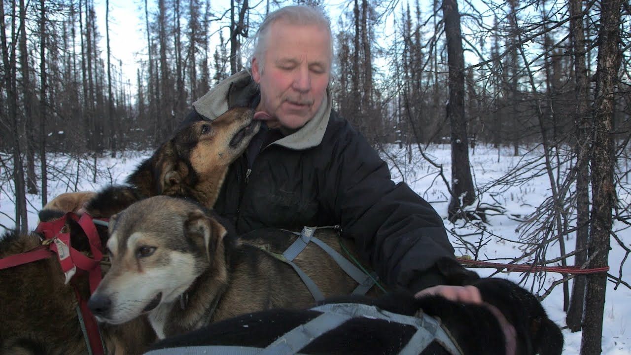 Stan Zuray with Dogs from Yukon Men