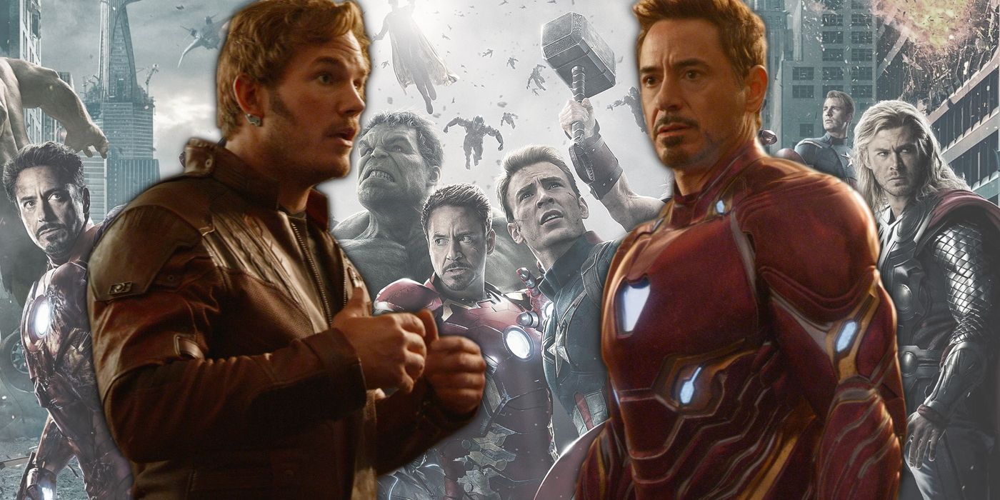 Star-Lord and Iron Man in Infinity War with Avengers Posters