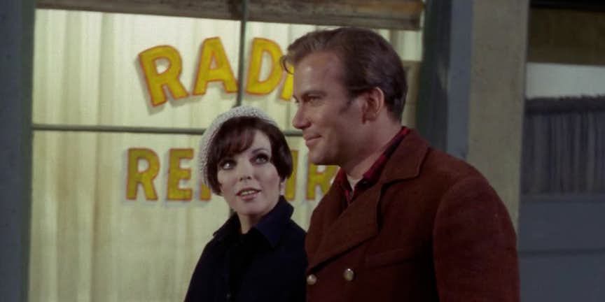 Star Trek Couples Kirk and Edith Keeler