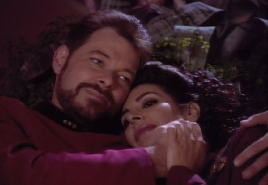 Star Trek Couples Troi and Riker