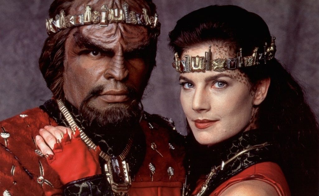 Star Trek Couples Worf and Jadzia Dax