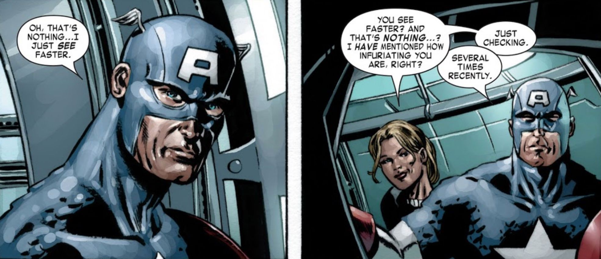 Steve Rogers Sees Faster Than Bullets Move In Captain America Vol 5 Issue 17