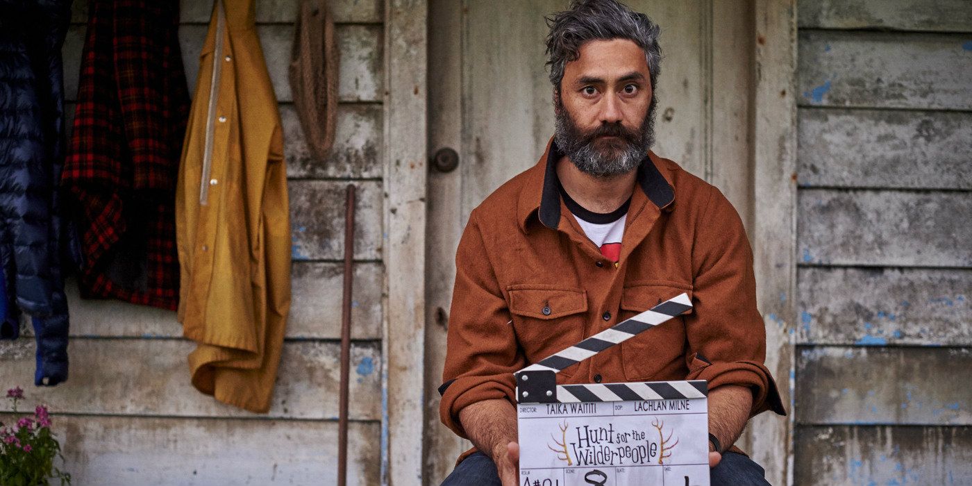 Taika Waititi on the Hunt for the Wilderpeople set