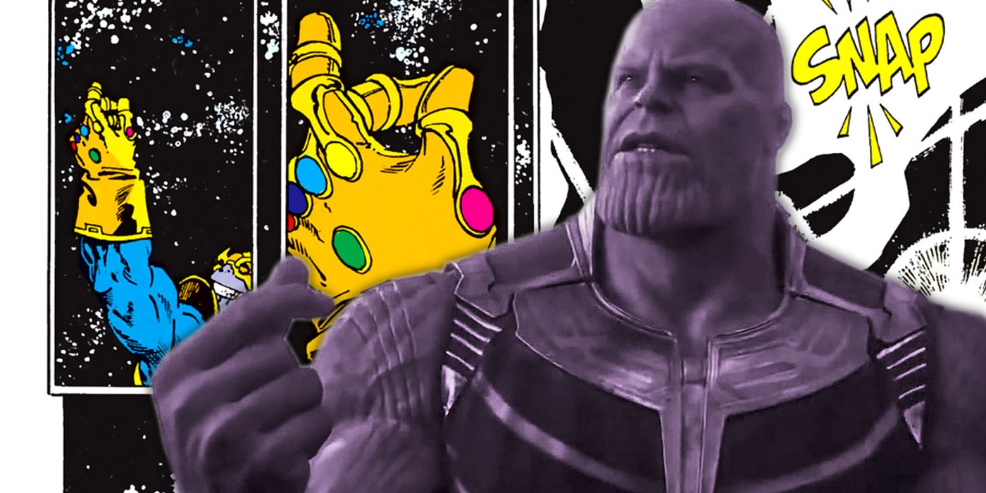 Thanos Finger Snap in Avengers Infinity War