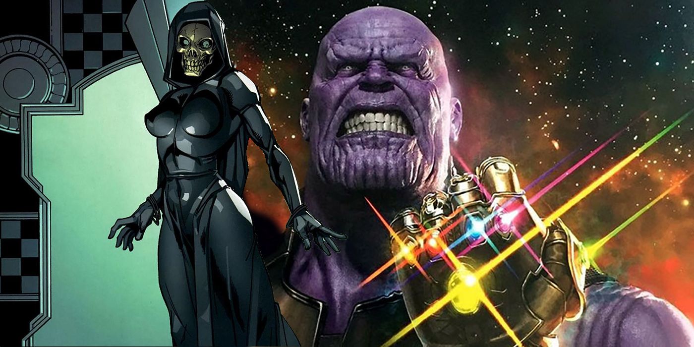 Thanos Lady Death Avengers- Infinity War