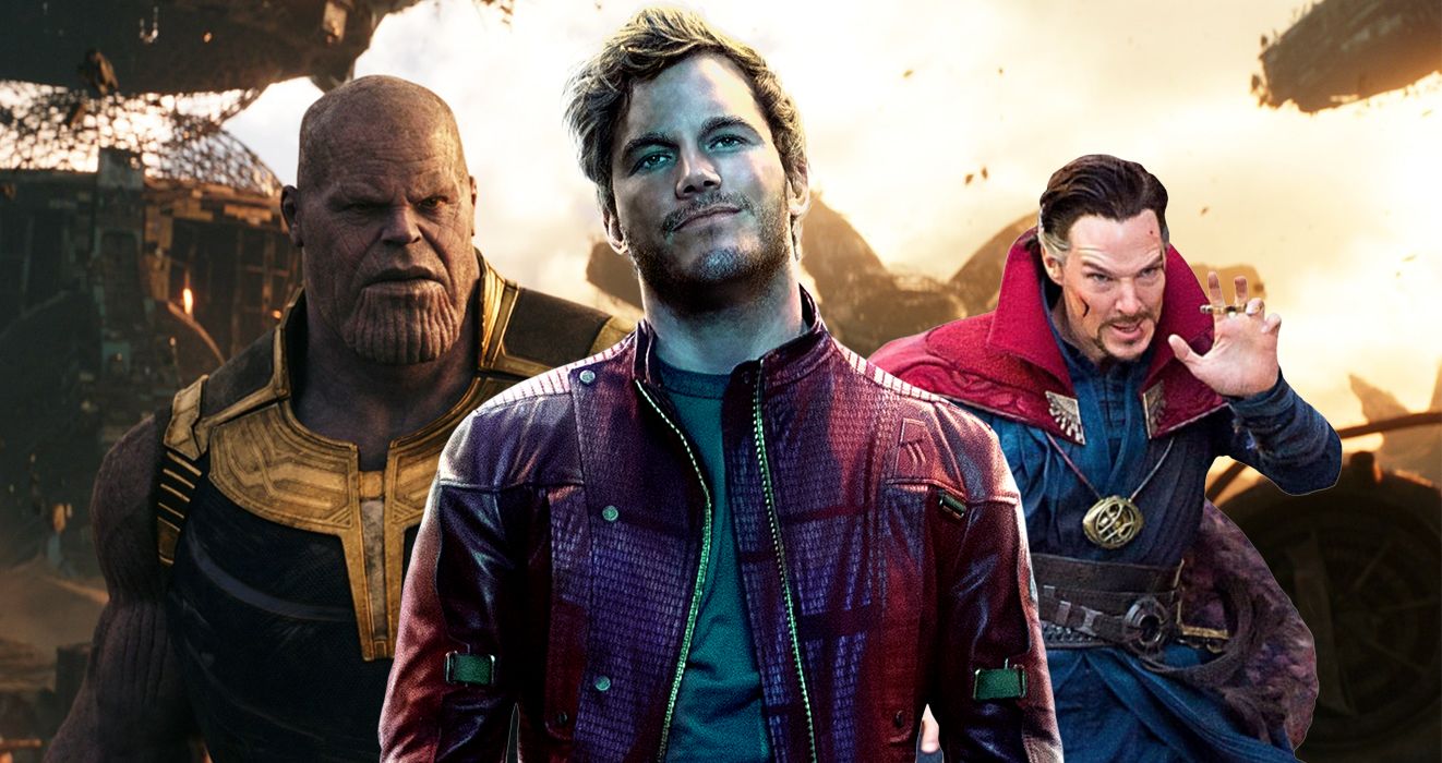 Thanos Star-Lord and Doctor Strange