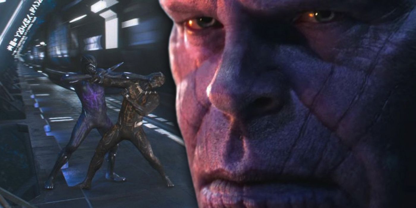 Thanos and Black Panther CGI