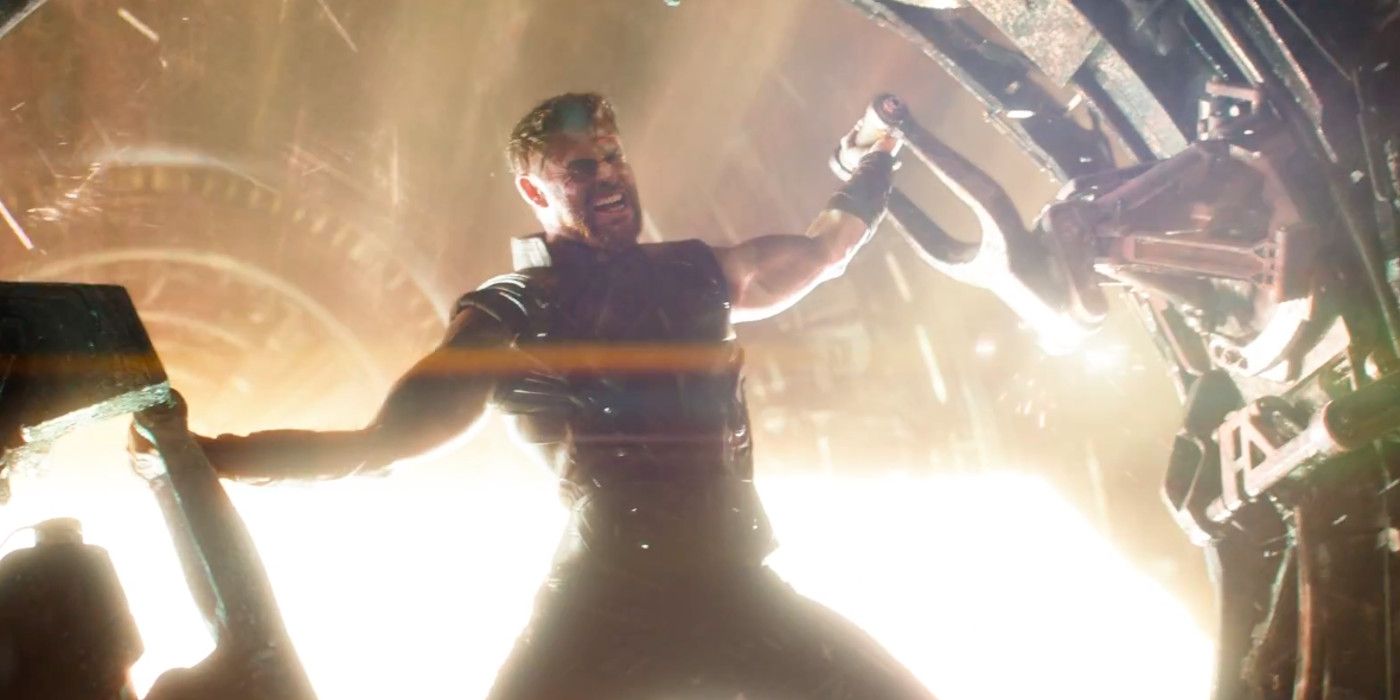 Thor in Star Forge in Avengers Infinity War