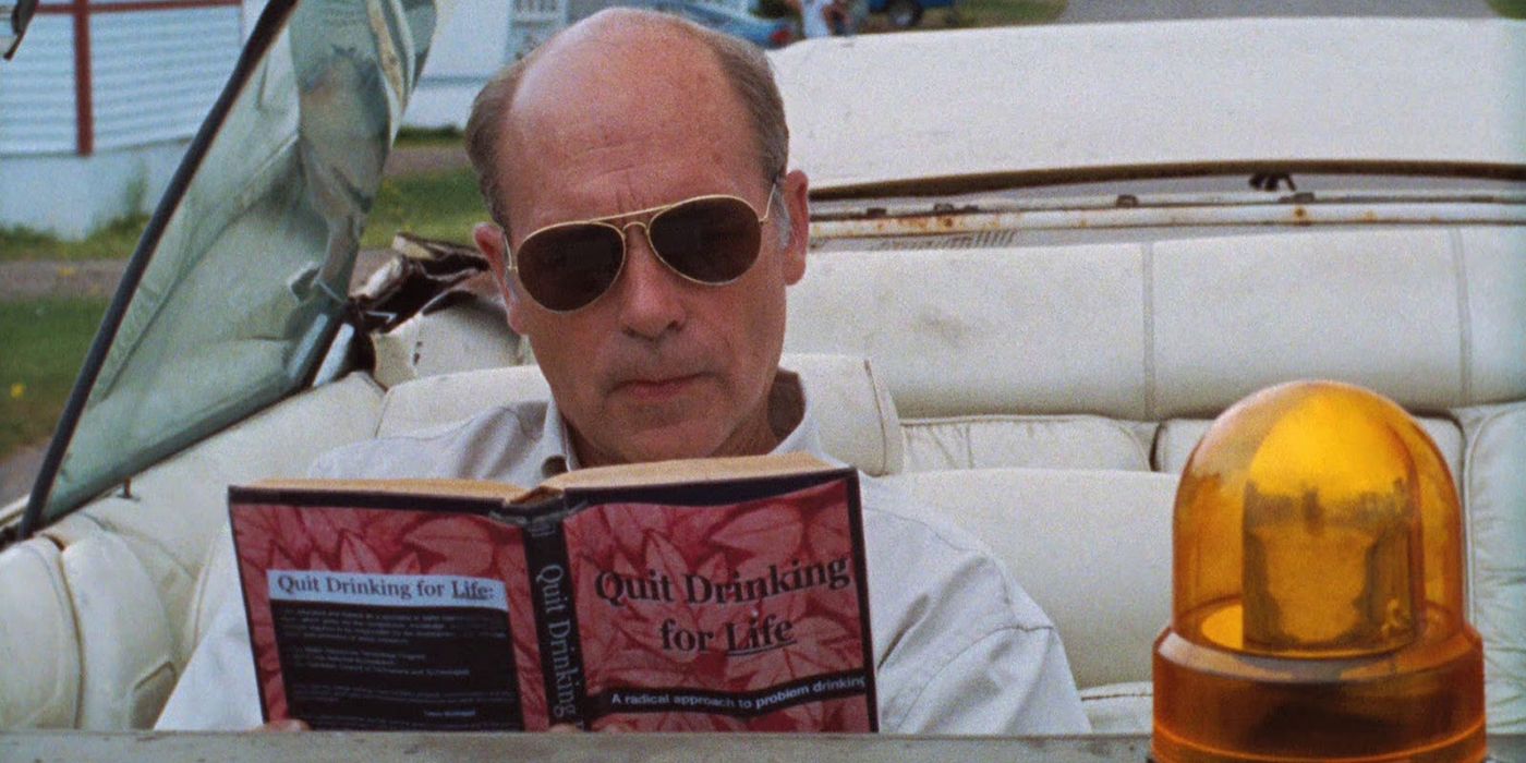 Jim Lahey reading in car in Trailer Park Boys The Movie