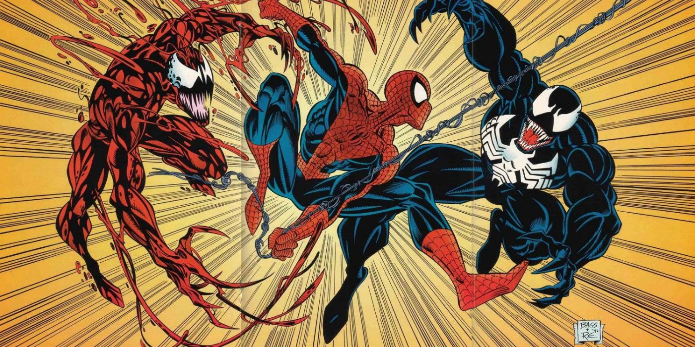spiderman venom carnage merge