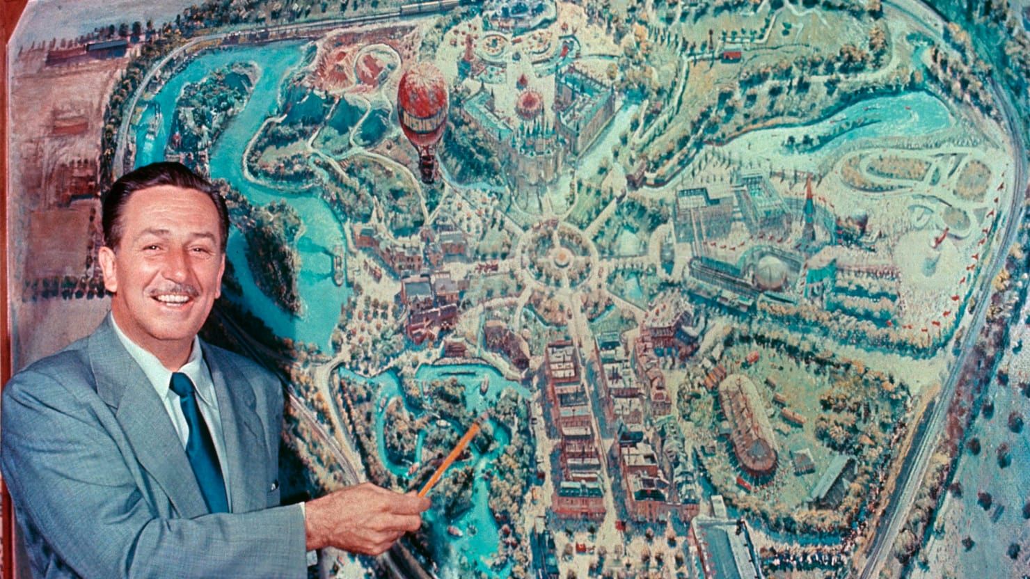 Walt Disney and Disney World Map