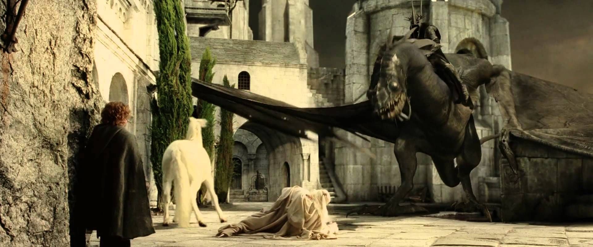 Witch-King Defeating Gandalf in Lord of the Rings
